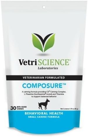 Composure Mini Bite Sized Chews for Dogs 30 Chews