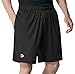TM-MBS01-BLK_Large Tesla Men's Active Shorts Sports Performance HyperDri II With Pockets MBS01