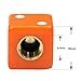 Dreamer Car Valve Stem Caps Plastic Dice Style(orange,4pcs)