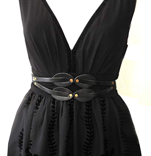 black dress belt womens