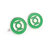 Men's Wedding Shirt Surper Hero Cufflinks (Green Lantern)