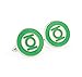 Men's Wedding Shirt Surper Hero Cufflinks (Green Lantern)