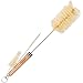 Healthy Human Water Bottle Cleaner 3-Piece Bamboo Long Brush Stainless Steel Cleaning Set