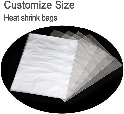 OEM Customize Sizes POF Heat Shrink Wrap Bags Custom Size 100 Gauge or 120 Gauge Rapid Production and Delivery
