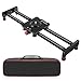Zecti 15.7'' Adjustable Carbon Fiber Camera Slider Track Dolly Sliders Rail System and Video Shot Follow Focus Shot Panoramic Shooting