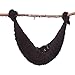 JISEN® Baby Newborn Photography Props Hammock Handmade Crochet Knitted Unisex Baby Cap Outfit photo prop (Brown)