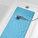 Tub Mat BliGli Bathroom Mold Resistant Bubbles Pebblz Bath Tub Mat Non Slip Shower Stall Mat(Blue)