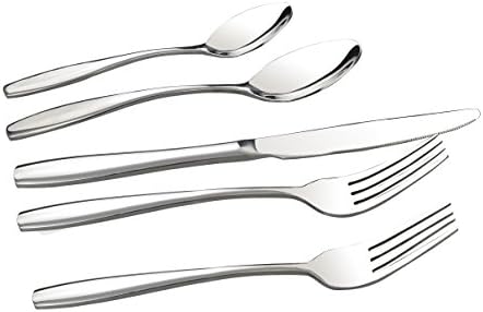Ggbin40-Piece Stainless Steel Flatware Set, Service for 8