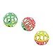 Zanies Plastic Lattice Balls Cat Toy Canister, 50-Pack,black