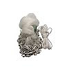 9ft-38-Mesh-Size-1lb-Clear-Saltwater-Cast-Net-with-a-Handy-Bucket