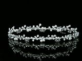 Double Band Vine Berry Flower Bridal Wedding Headband Tiara