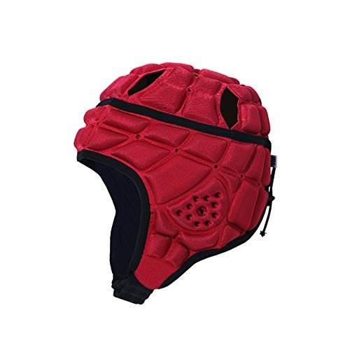 Rugby Helmet Soccer Scrum Cap Head Protector Soft Protective Gear, Sports Rugby Roller Hat Goalkeeper Helmet,Two Sizes for 3-5 Years Old, 6-11 Years Old Children