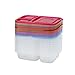 Bento Lunch Boxes,3-Compartment Meal Prep Containers with Lids,Food Storage Containers,10 Pack BPA Free Food Lunch box,Leak Proof,Reusable,Stackable,Microwave,Freezer and Dishwasher Safe