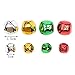 Pengxiaomei 200 PCS Craft Bells, Colorful Jingle Bells Christmas Bells, Jingle Bells for Crafts Party & Festival Decorations and Jewelry Making (0.4 Inch, 0.6 Inch)