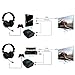 HUHD 2.4Ghz Optical Wireless Gaming Headset Stereo Sound for PS4, PS3, Xbox 360 and PC Detachable Microphone Noise Cancellingthumb 4