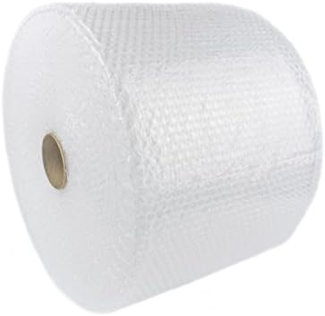 LandyPackaging Bubble Cushioning Wrap 1/2"125ft x 24" Large Bubbles Perforated 12"