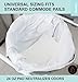 Soothic Commode Liners with Absorbent Pads, Disposable Bedside Bag, Commode Pail, Potty or Chair, Standard Universal fit