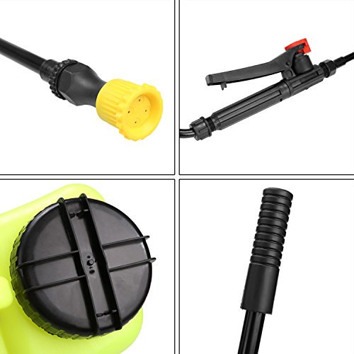 Fashine 20L Backpack Sprayer,5-Gallon Knapsack Hand Piston Pump Lawn Garden Farm Sprayers Backpack Garden Sprayer