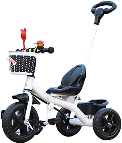 Zhijie Multifunctional 2-in-1 Baby Stroller Children's Tricycle Baby Bicycle High Carbon Steel Frame Baby Carriage Detachable Push Handle.
