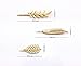 yueton 6pcs Mix Style Leaves Barrettes Bobby Pin Hair Clips Bride Headwear Edge Clip Clamps