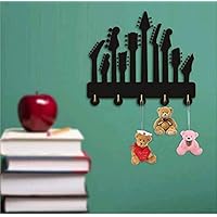 xtszlfj Guitar Hooks Wall Door Clothes Coat Hat Hanger Kitchen Bathroom Towel Hooks Music Instrument Housekeeper Wall Decor