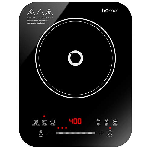 hOmeLabs Portable Induction Cooktop Powerful Single Burner Electric