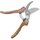 Pruning Shears, JEOutdoors Professional High Carbon Alloy Steel Sharp Blade Bypass Hand Pruner, Tree Trimmer, Garden Shears - JO0001