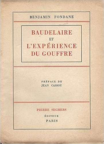 Amazon Fr Baudelaire Et L Experience Du Gouffre Livres