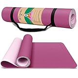 Yoga Mat Exercise Fitness Mat - High Density