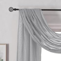 DONREN Grey Window Scarf for Background - Luxury