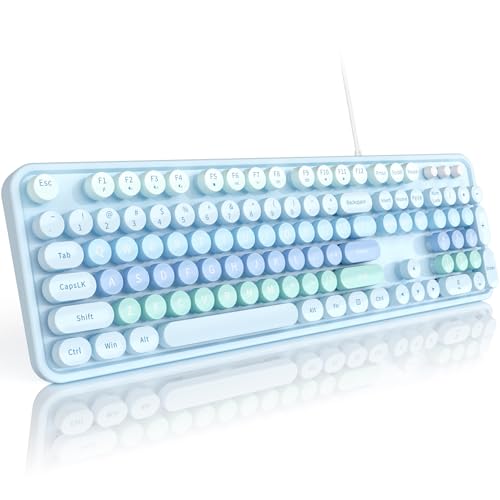 MOFII Large Print Retro Typewriter Keyboard