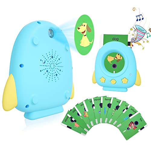 Talking Flash Cards,Educational Toys with Projection,Projection Toys for Toddlers ,Autism Toys