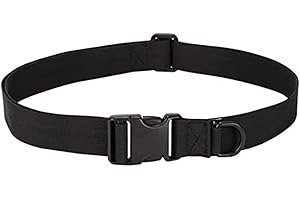 Veelkrom Men's Heavy Duty Tactical Web Survival Waist Belt Military Hunting Hiking With Plastic Buckle