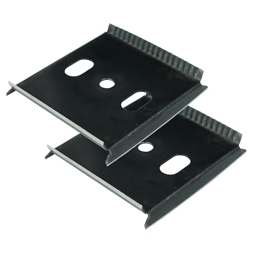 Faithfull Lame di Ricambio Raschietto per Legno a 4 Lati - Confezione Doppia di Lame di Ricambio per Raschietto Manuale per la rimozione di Vernice e Vernice - 62 mm, Confezione da 2