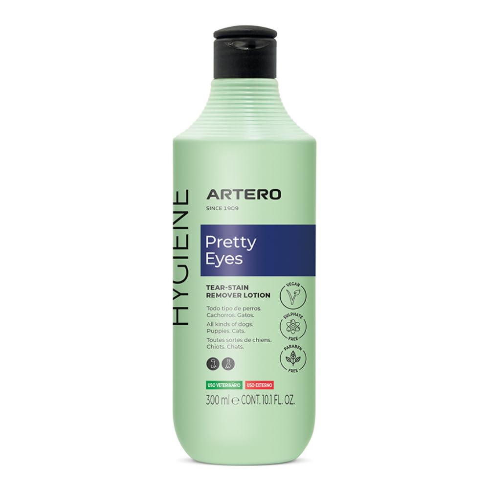 ARTERO Pretty Eyes. Tear Stain Remover. Professional grooming eye cleaner & stain reducer.