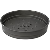 LloydPans Kitchenware USA Made Hard-Anodized 12 Inch Perforated Deep Dish Pizza Pan
