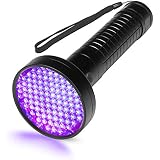 ESCO LITE UV Flashlight Black Light, 100 LED 395 nM Ultraviolet Flashlights UV Blacklight Detector for Dog Urine, Pet Stains