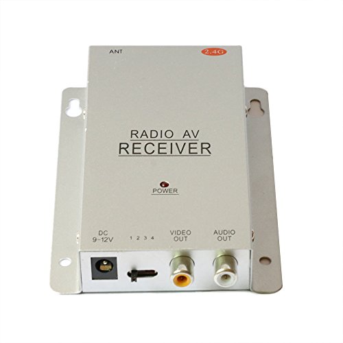 2.4GHZ 4CH Wireless Video and Audio Receiver For Camera CCTV security system - Thumbnail 2