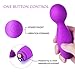 BOMBEX Vibrator Wand Massager, Handheld Clit G-spot Vibrator, 10X Speeds Cordless Portable Personal Massager, Adult Sex Toy for Women
