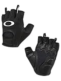 Oakley Men's Factory Road 2.0 Short Finger BMX Gloves,Jet Black