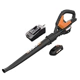 WORX WG545.6 20V 2.0Ah Cordless AIR Leaf Blower Battery and Charger Included