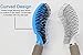 Zabolight Vent Hair Brush Vented Detangling Hair Brush for Thick Long Curly Hair, Curved Fast Blow Drying Brush for Women & Men (Pink)