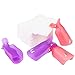 Nail Polish Remover Clips Set, ESARORA Nail Art Polish Remover Wrap 20 Pack with 500 Pack Nail Wipe Cotton Pads