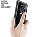 Galaxy S9 Case, Poetic Guardian [Scratch Resistant Back] [360 Degree Protection] Full-Body Rugged Clear Hybrid Bumper Case with Built-in-Screen Protector for Samsung Galaxy S9 Black