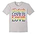 Love Is Love Rainbow t-shirt - Gay Lesbian Pride Shirts