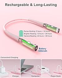 D BABE LED Neck Reading Light, Book Lights for