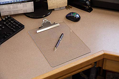 Plastic Clipboards (Set of 6) Multi Pack Clipboard (Transparent)| Strong 12.5 x 9 Inch | Holds 100 Sheets! Acrylic Clipboards Big Clip Board Clips - Thumbnail 4