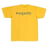 #organity - New Adult Men's Hashtag T-Shirt, Yellow, XXX-Large