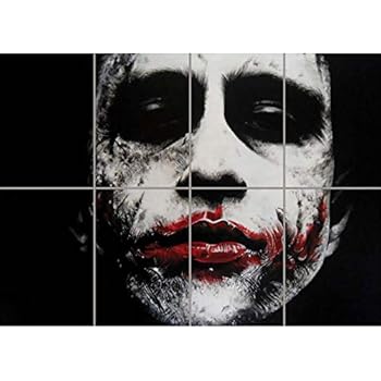Doppelganger33 LTD Joker Heath Ledger Batman Giant Art Print Poster WM010