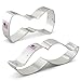 Ann Clark Cookie Cutters 2-Piece Little Man Cookie Cutter Set with Recipe Booklet, Bow Tie and Mustache